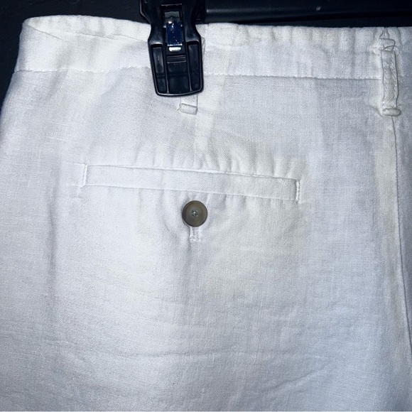 Ann Taylor Loft women shorts Color: white Size:6. 100% Cotton - Picture 6 of 7